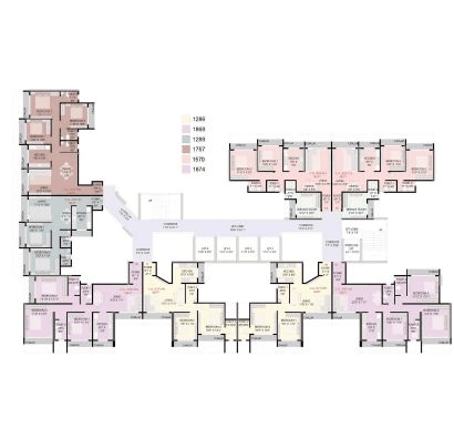 Kreeva Southern Peripheral Road 2 BHK floor plan