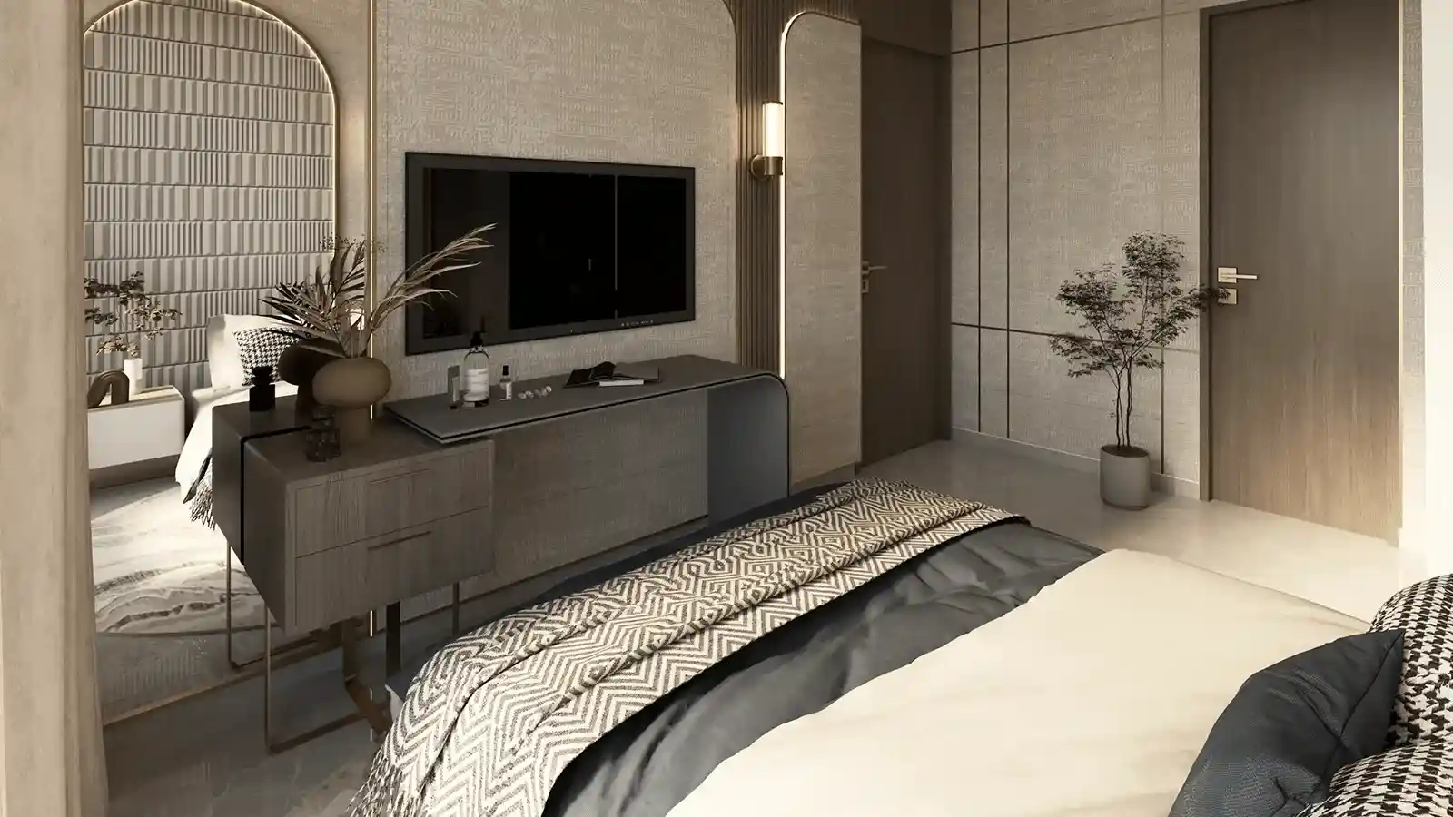Illustrative bedroom visual