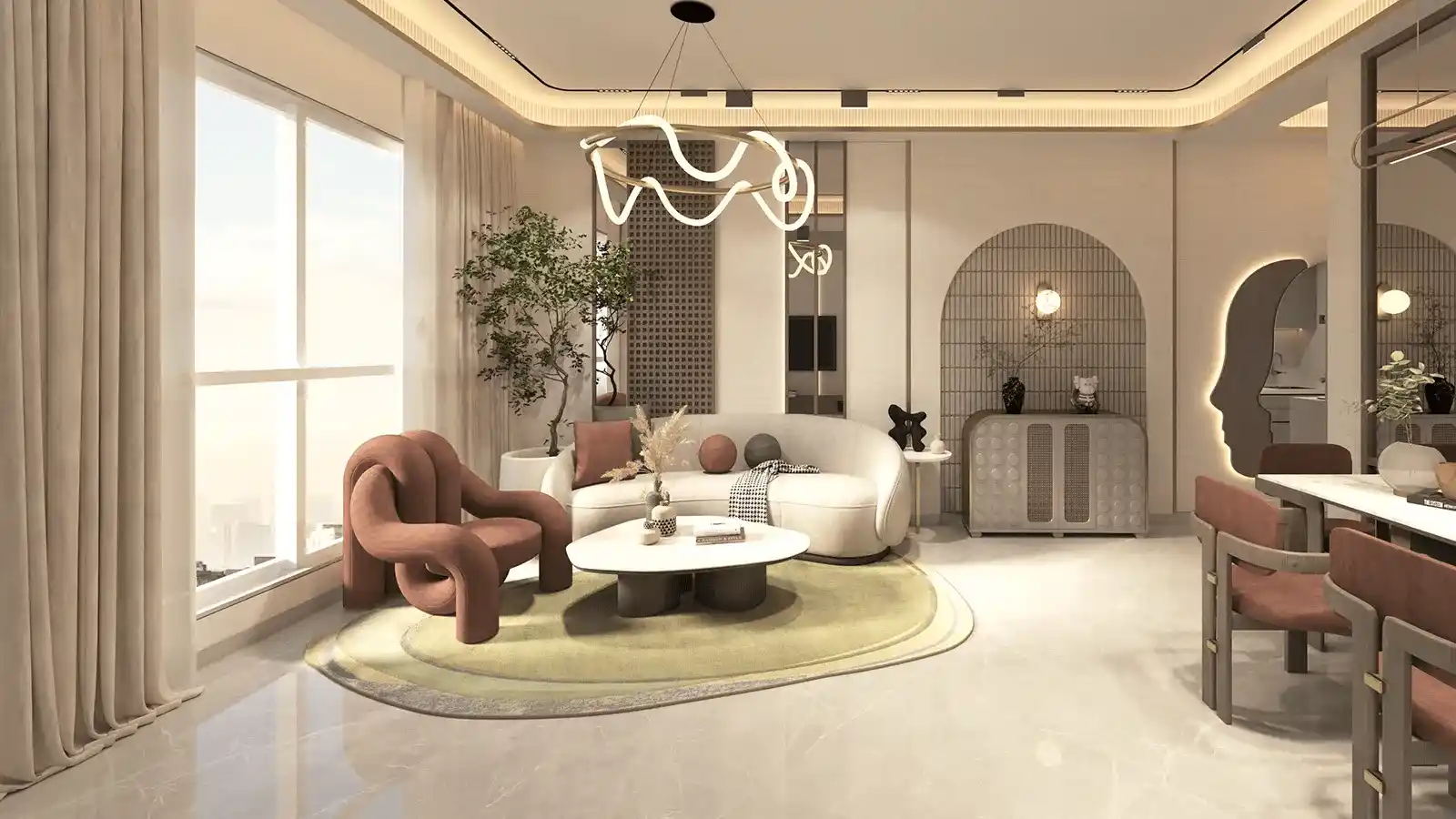 Illustrative living room visual