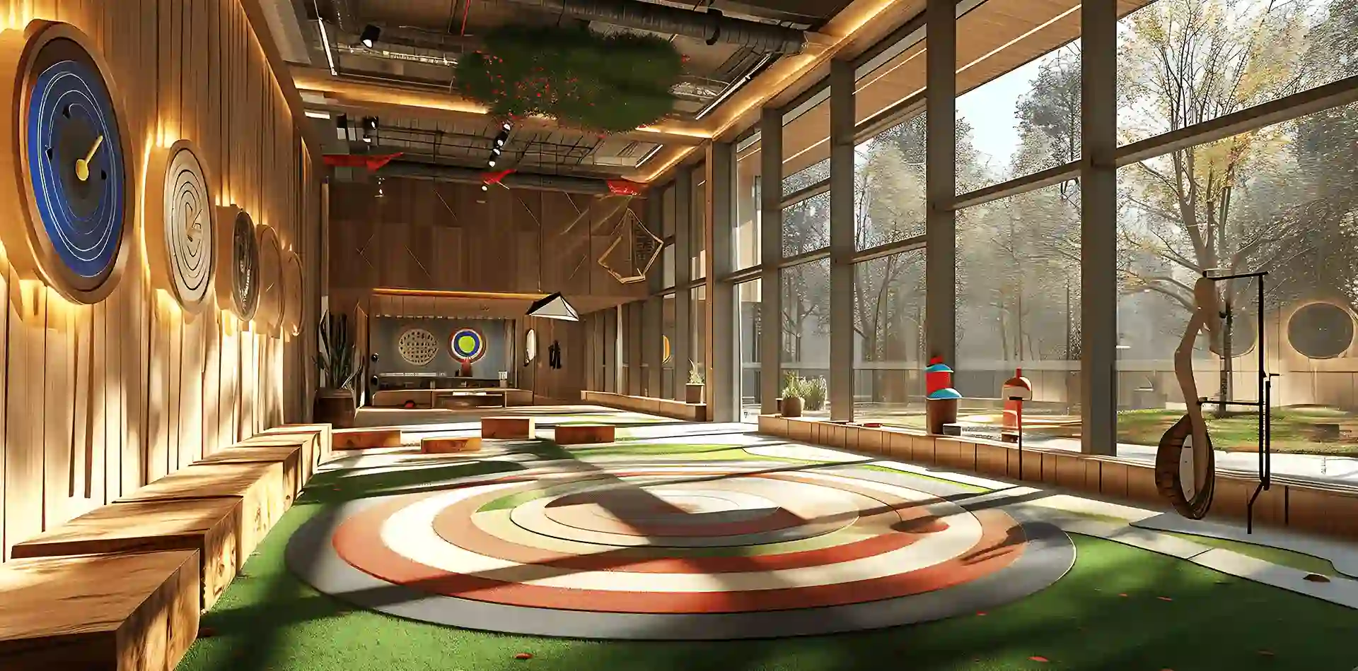 Illustrative lobby visual